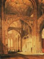 Interior de la Catedral de Salisbury Romántico Turner